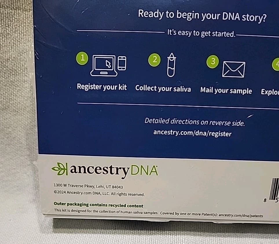 Ancestry DNA + TRAITS Genetic Test Kit: Complete DNA Activation Kit NEW/SEALED 4
