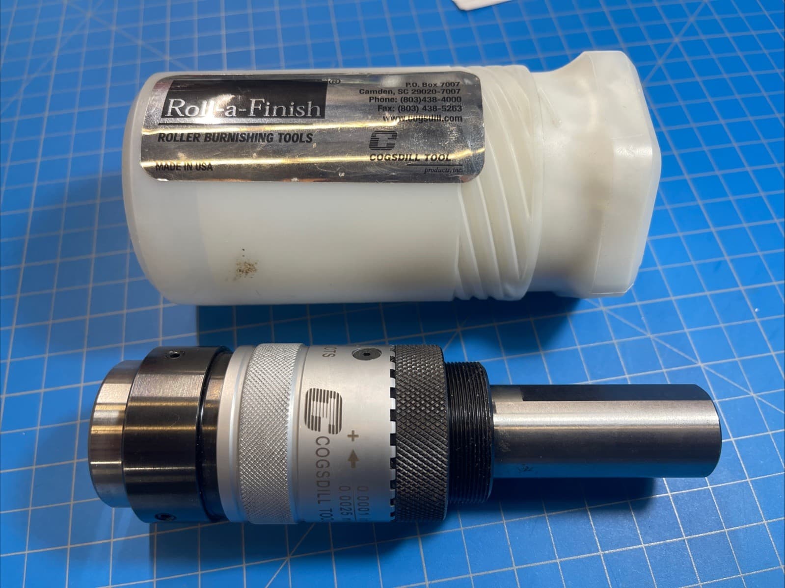 Cogsdill Roll-a-Finish External Roller Burnishing Tool .184-.205”