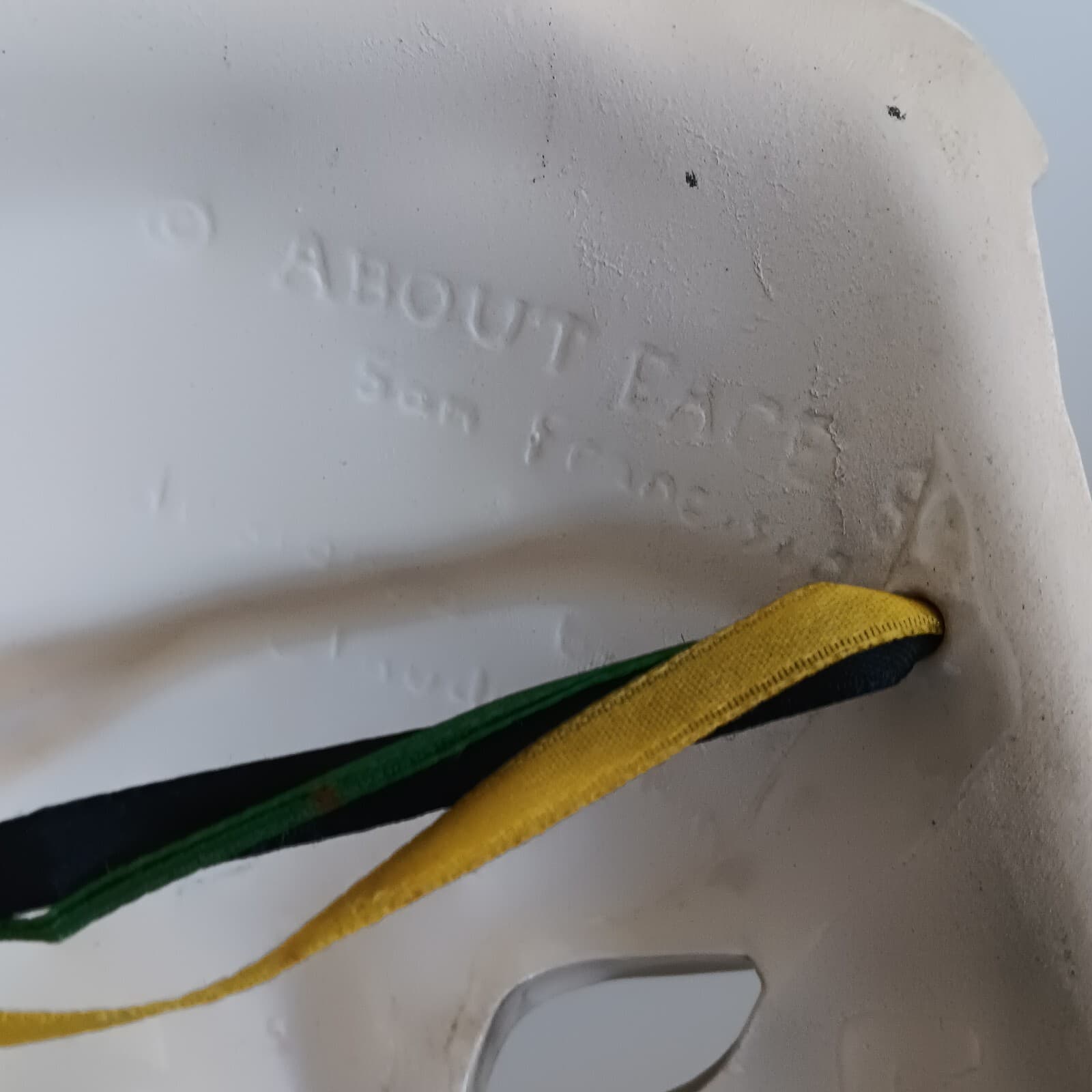 About Face Clay Art Wall Mask Flamingo Dancer San Francisco Claudia Cohen VTG 5