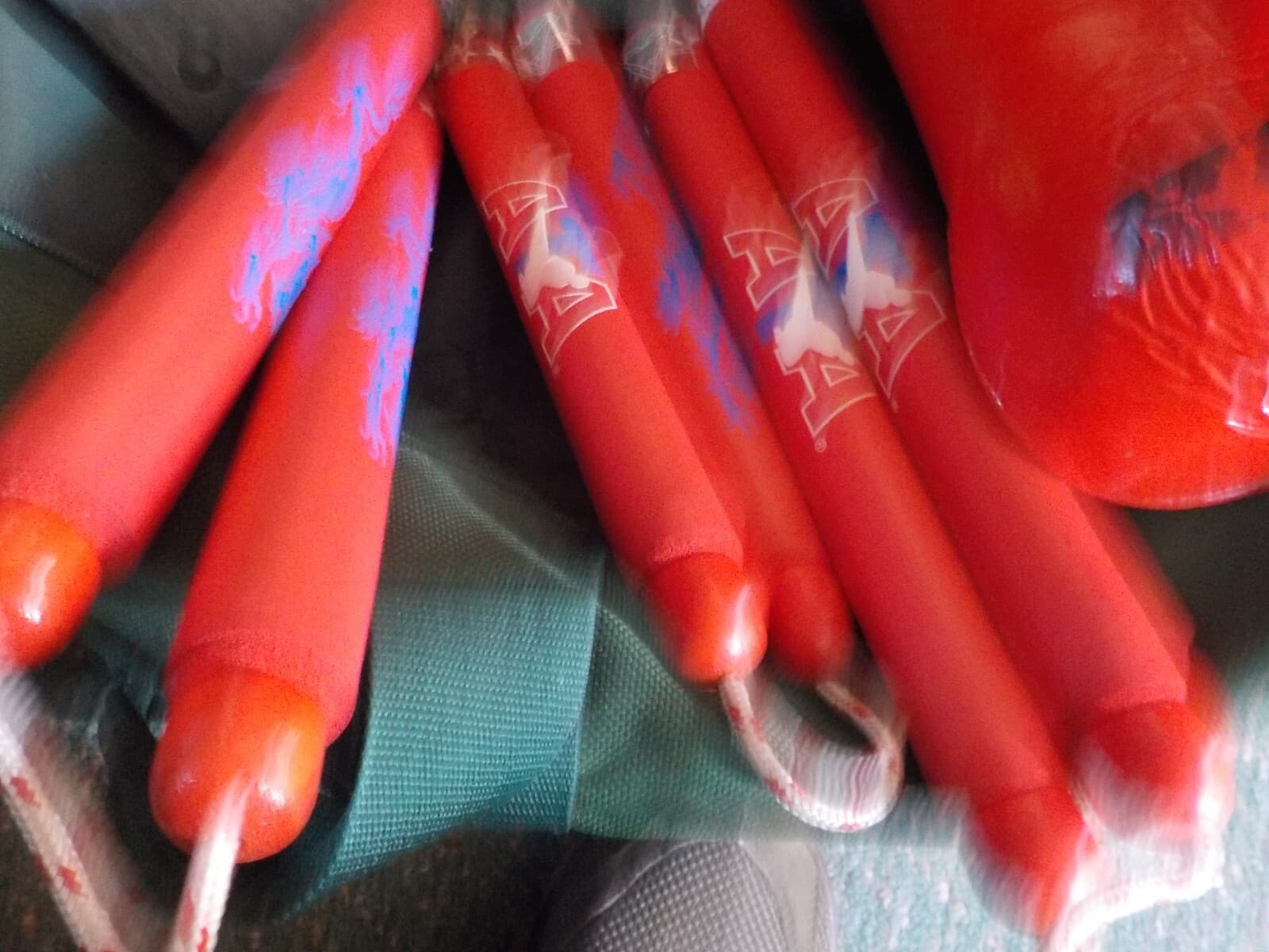 Macho Martial Arts sparring head Gear Gloves, shoes, 3 chucks, 2 boards bag 6