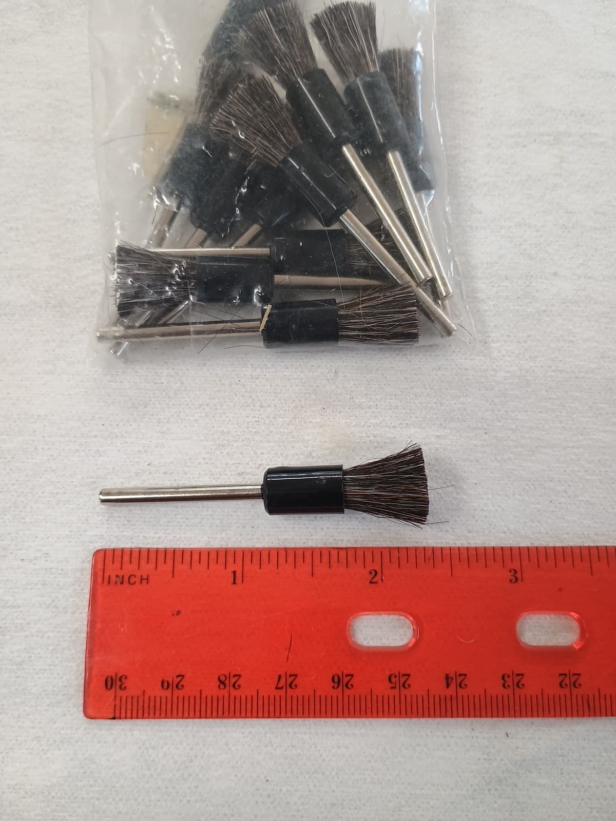 #3 Soft Plastic Ferrule end Brush BR3SP pack of 12 pcs 2