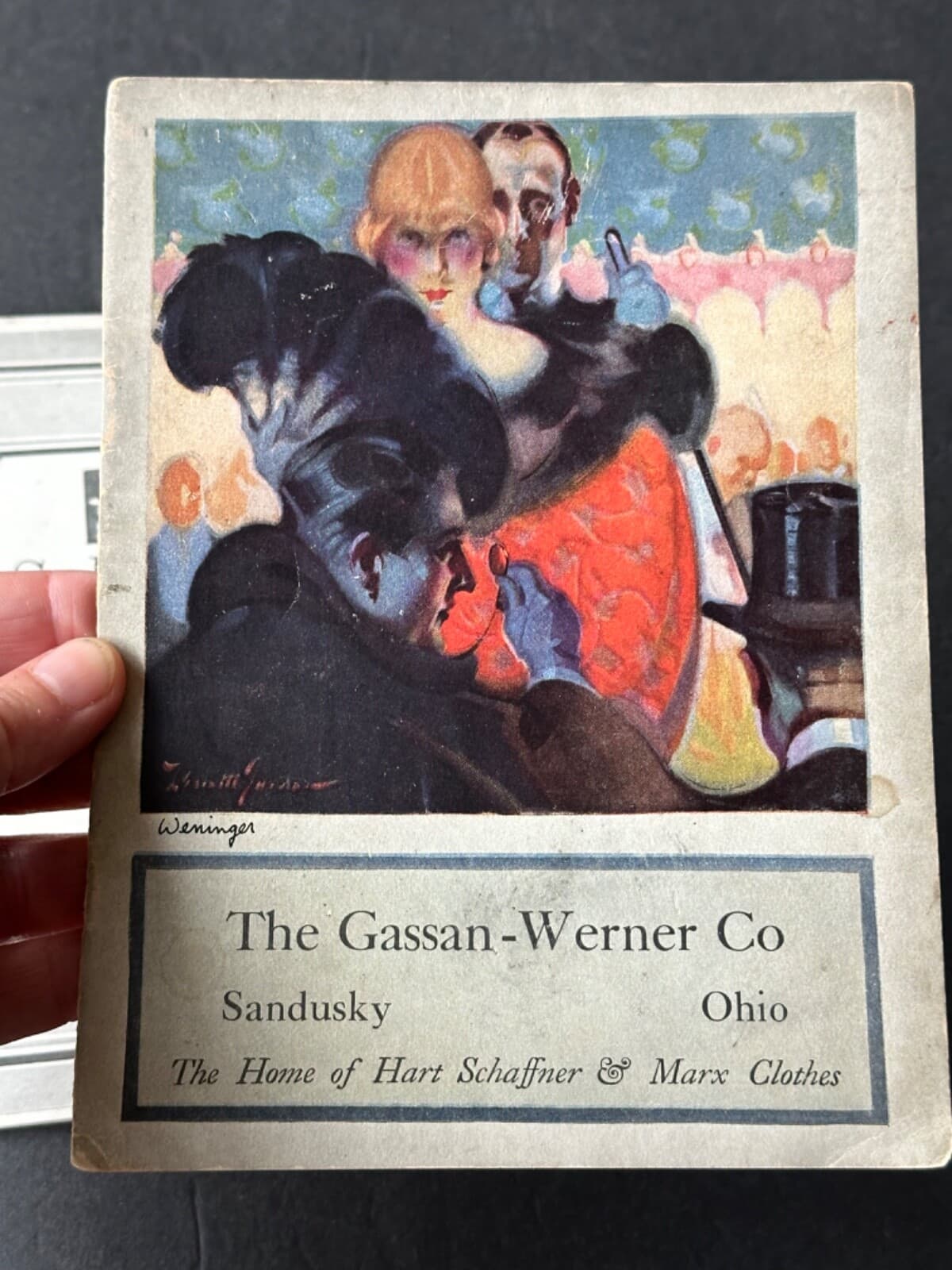 ANTIQUE Mens Fashion Catalog Hart Schaffner Marx 1920s Vintage Advertising 2