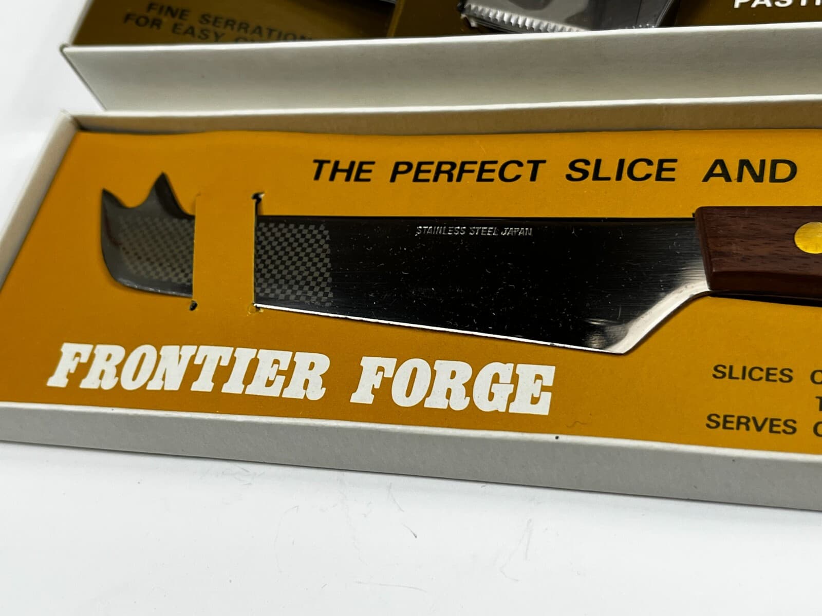 Vintage Frontier Forge MCM Kitchen Pastry Cutter Slice Serve Knife LOT Rosewood 5