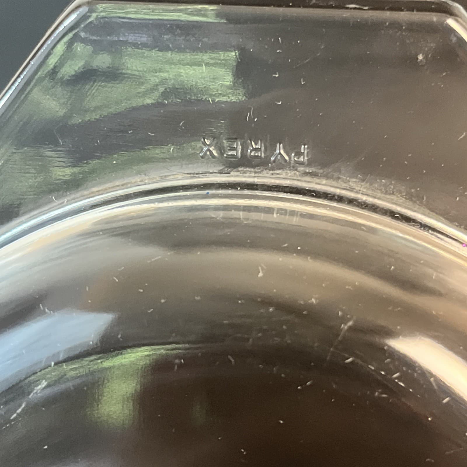 Vtg Pyrex Divided Lid For Casserole 945C LID ONLY Clear Glass Replacement 3