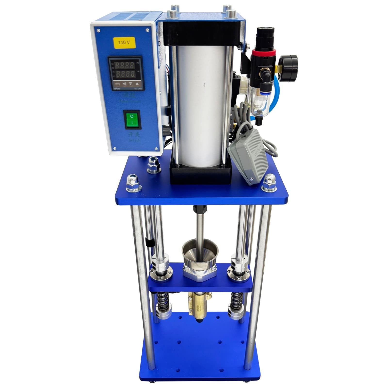 0-15g Vertical Pneumatic Injection Molding Machine Lab for ABS/PP/PE/PVC Plastic 2