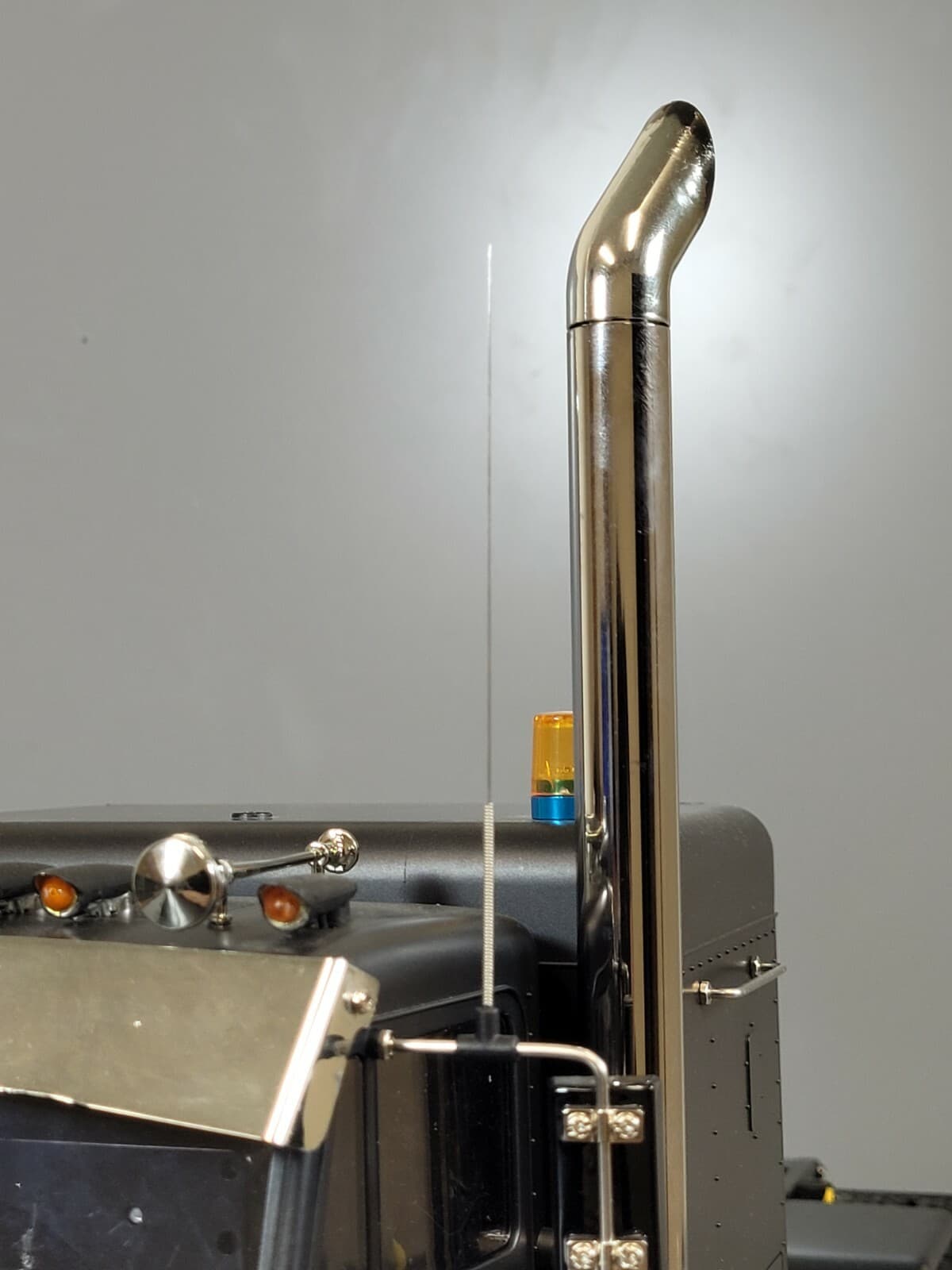 Tamiya R/C 1/14 Simulate CB Spring Antenna Mirror Mount King Grand Knight Hauler 2