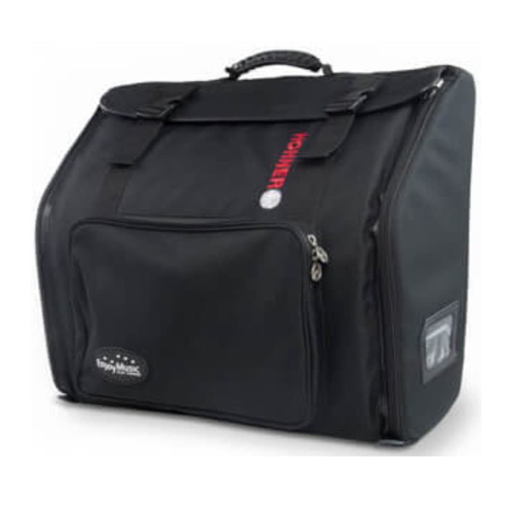 Hohner Compadre FBbEb Accordion in Orange with Gig Bag 4