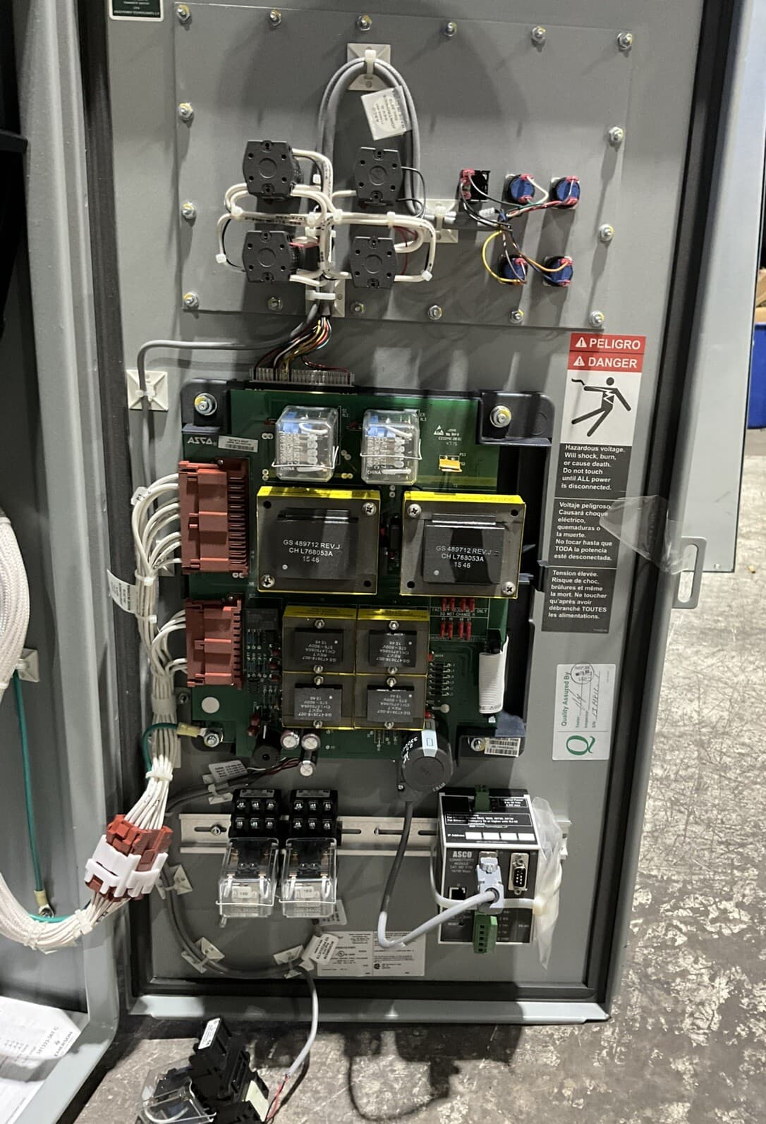 Asco 7000 Series 100 Amp 480V Power Transfer Switch Cat No. D07ATS030100N5XT 🟦 4