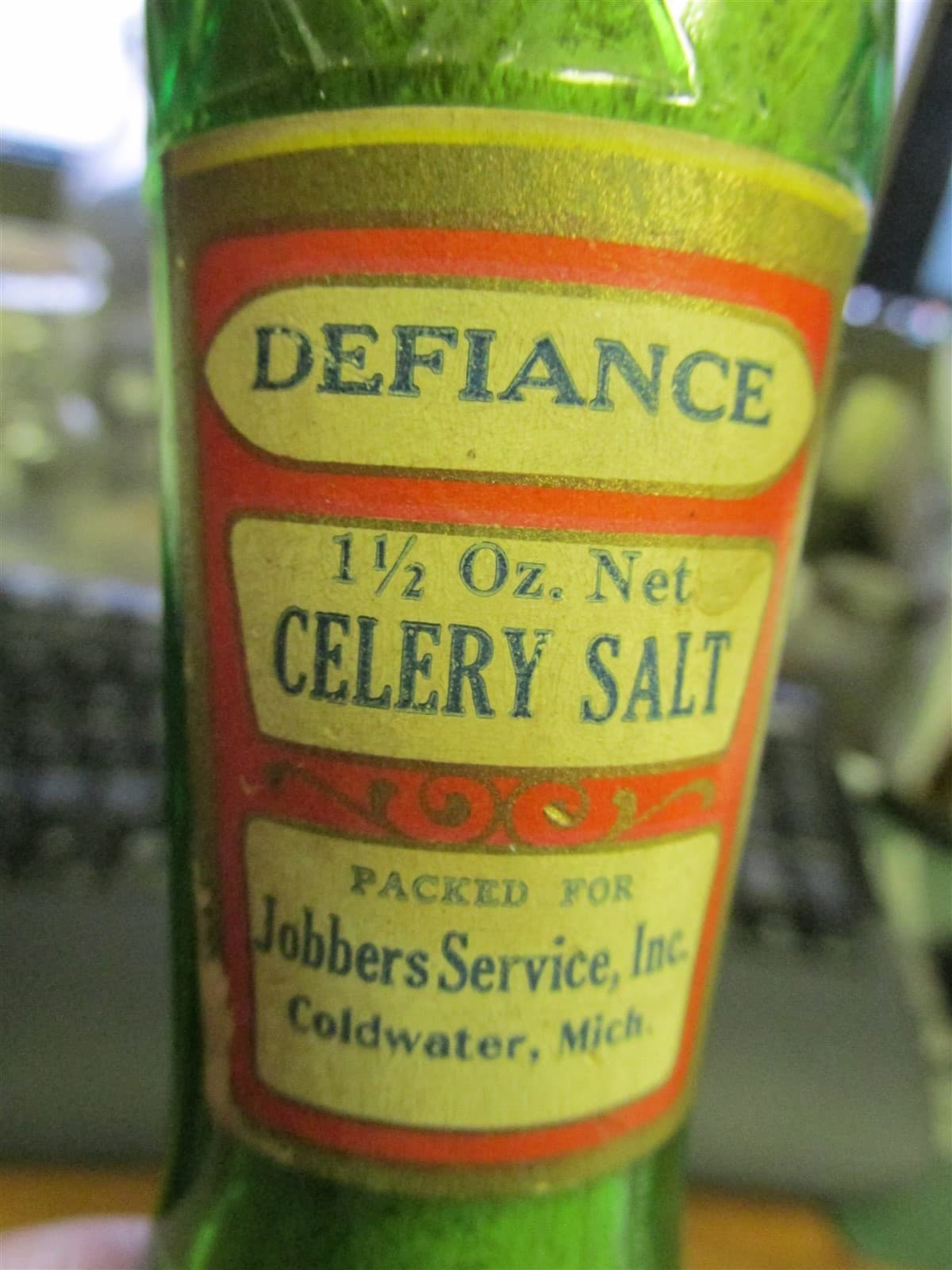 Coldwater, Mich. Defiance Celery Salt Jobbers Service Are Deco green Shaker MI 2