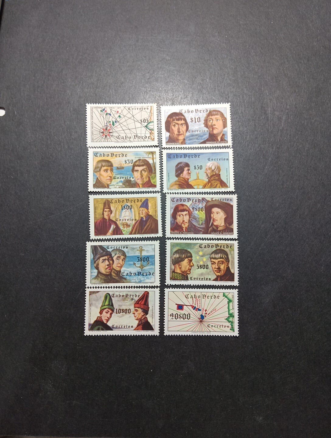 Cape Verde Stamps Scott #277-86 MNH. Complete Set.