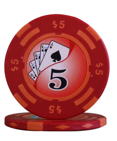 600PCS 14G YIN YANG POKER CHIPS SET ACRYLIC CASE BY MRC POKER 4