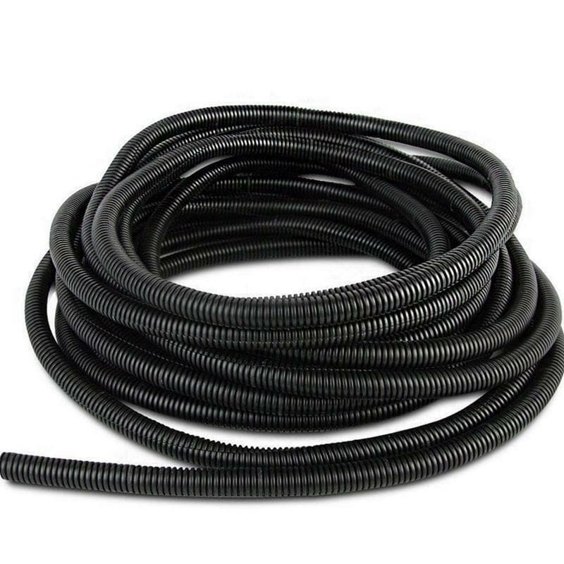 100' ft Feet 3/4" OD High Quality Split Wire Loom Conduit Polyethylene Tubing 3
