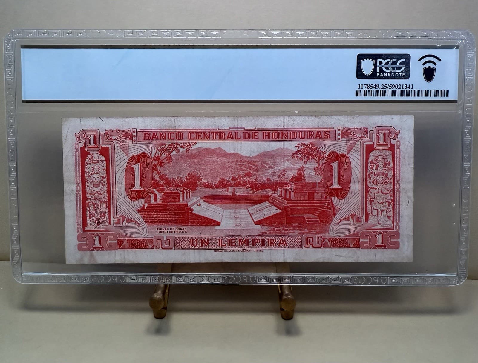 1968 Honduras Un Lempira-PCGS VERY FINE 25 2