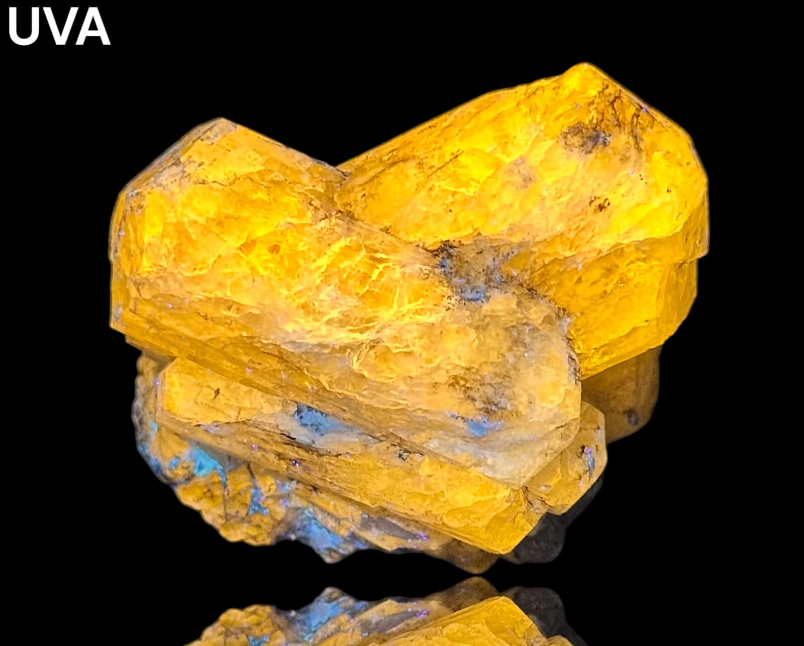 418 Ct. Fluorescent Full Terminated Wernerite Scapolite Huge Twin Crystal @Afg