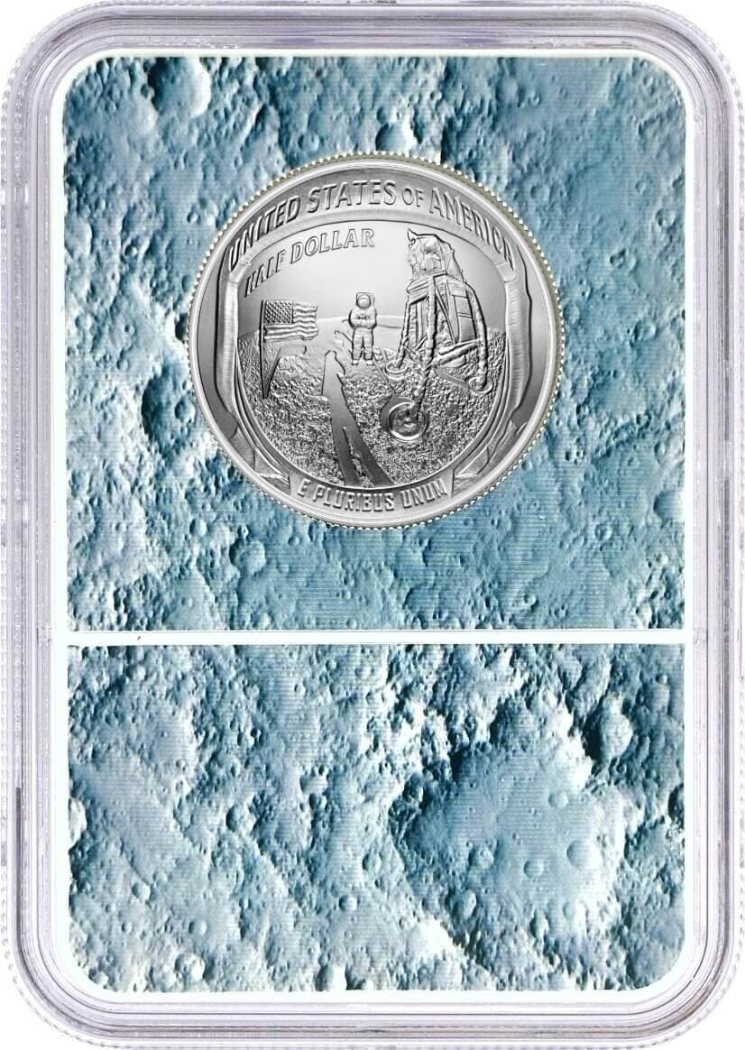 2019 D 50C Apollo 11 50th Anniversary Half Dollar NGC MS70 First Day of Issue 2