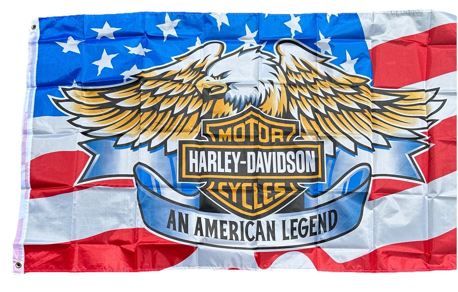 Harley Davidson Motor Cycles An American Legend American Flag NEW 3x5 Foot Flag 4