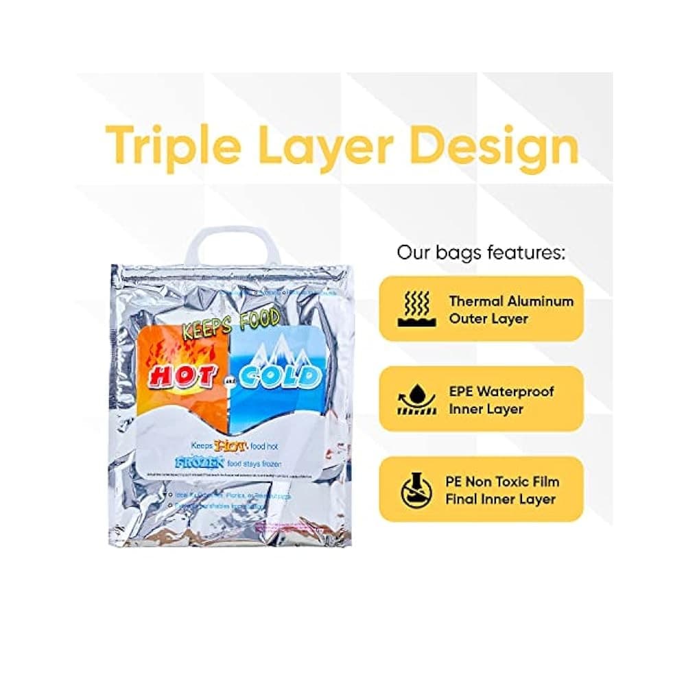 Long,Lasting Insulated Food Tote, Keeps Food Hot or Cold, Leak Resistant 4