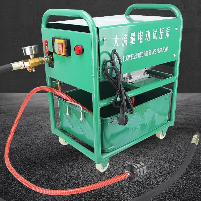 DC-390 Electric Pressure Test Pump, Super Flow Pipe Beater, 0-60KG High Pressure 4