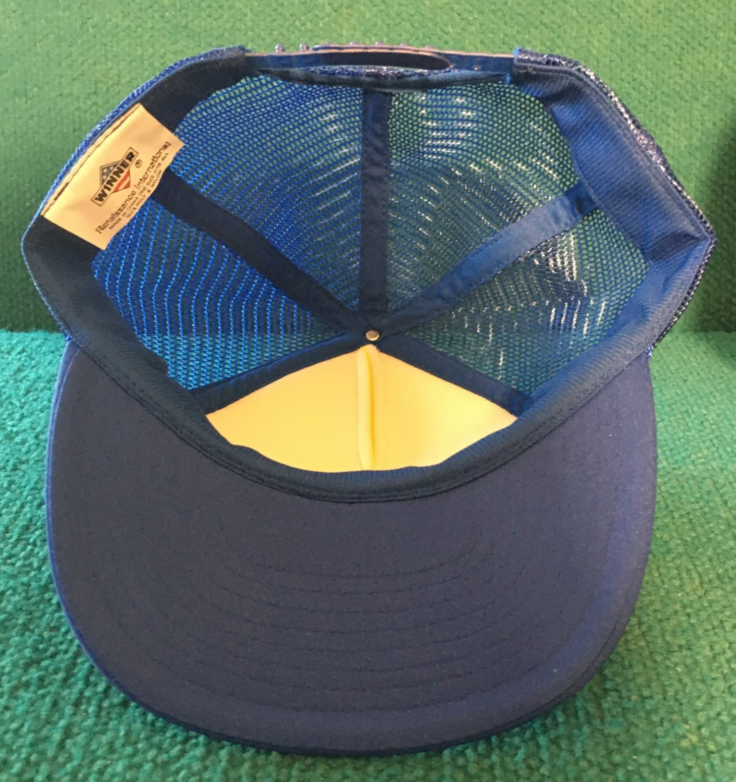 1980s Vintage : MACK TRUCKS "Fire Brigade" SNAPBACK mesh TRUCKERS CAP w/BULLDOG 4