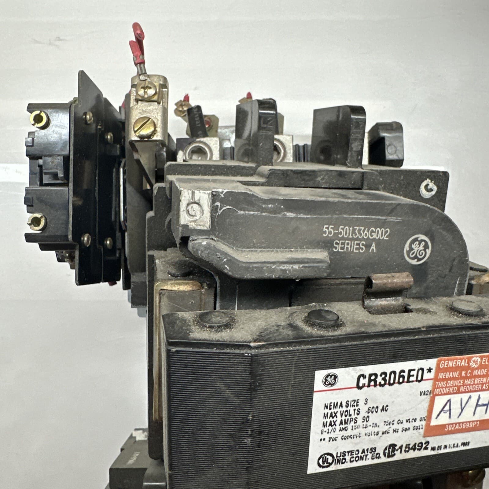 GE CR306E0  AYH Size 3 Motor Starter 4