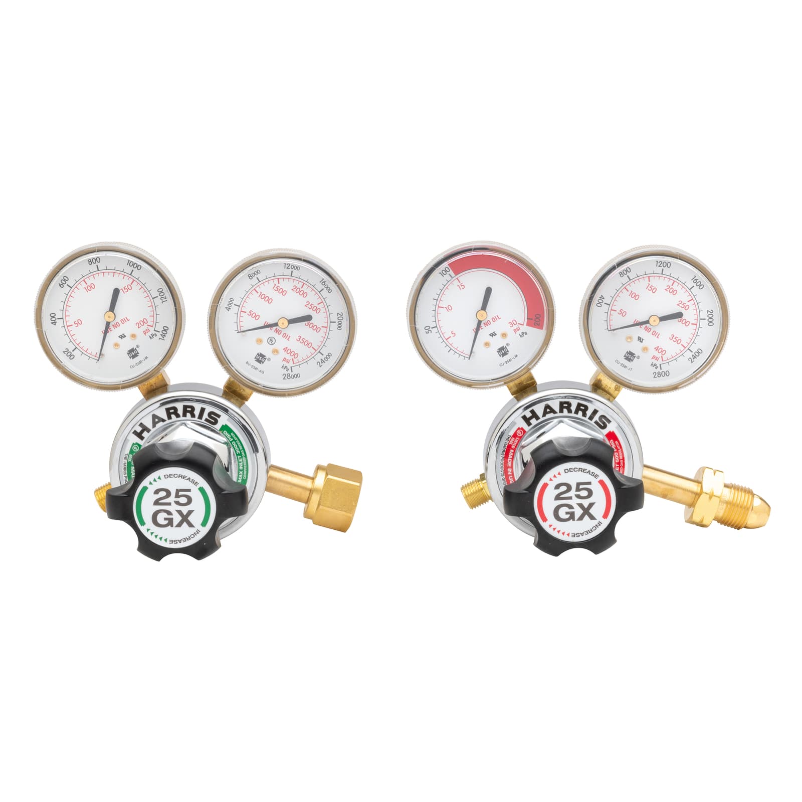 Harris Model 25GX-15-510 and Model 25GX-145-540 Pair Pack Single-Stage Pressure  2