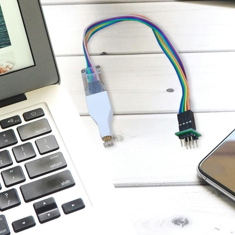 SOP8 150mil Connectors Test Clip Cable 4.4mm Space For EEPROM Programming NEW 5