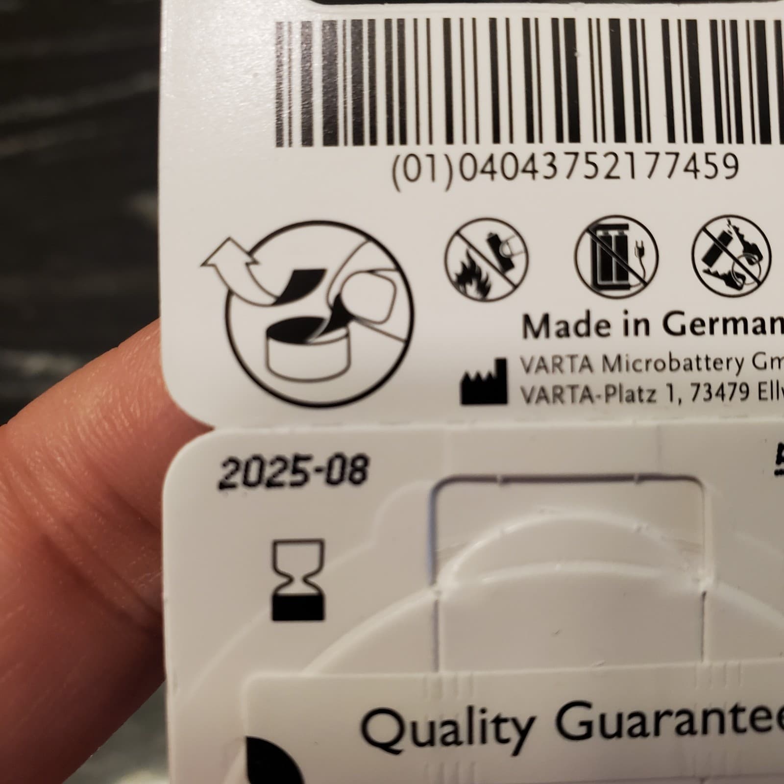 Hearing Aid batteries PowerOne Wireless Approved P312 - 102 Batteries Exp 8/2025 4