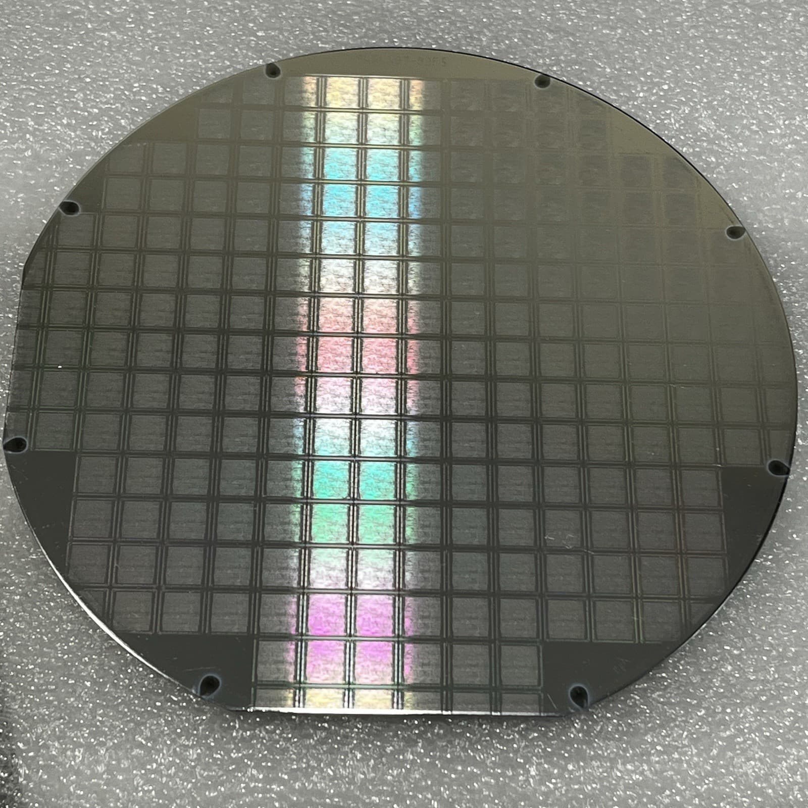 6 Inch Patterned Silicon Wafer - Light Marking, Of Unknown Origin 2