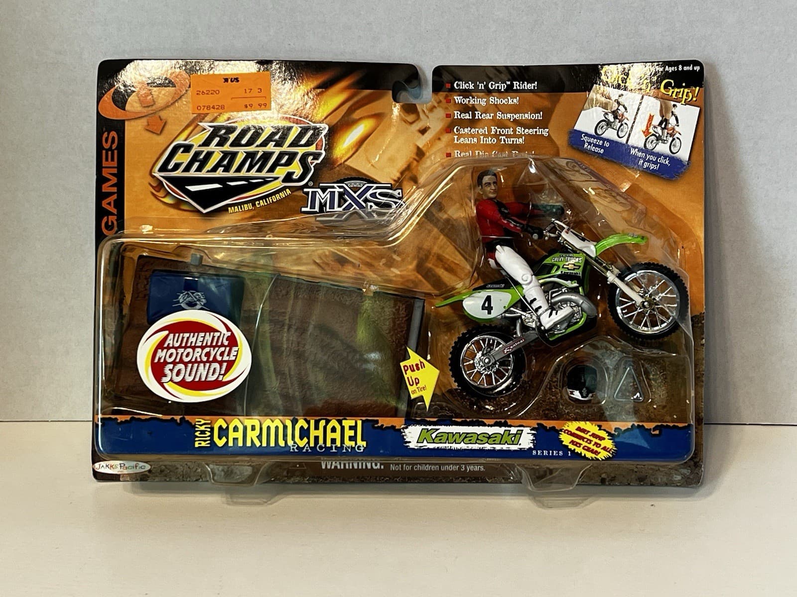Ricky Carmichael Road Champs MXS Racing Click ‘N’ Grip Kawasaki