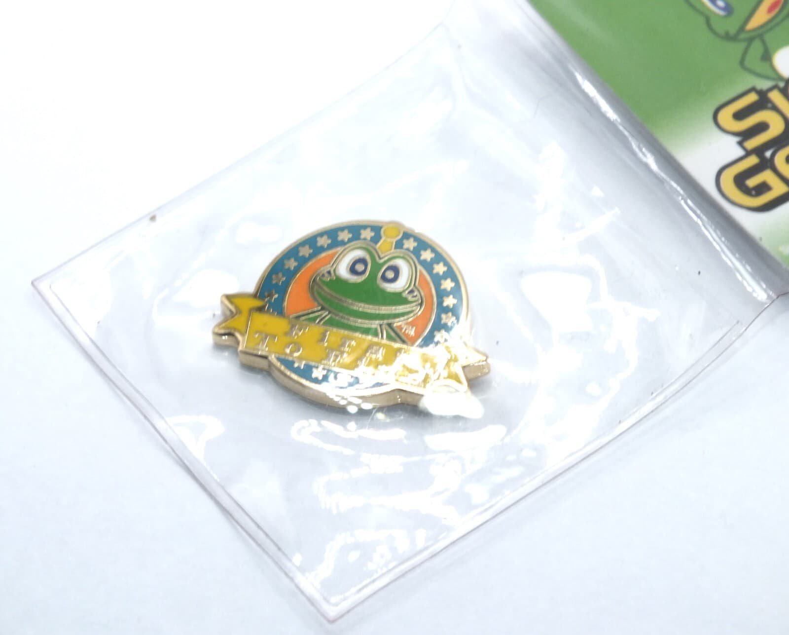Geocaching Coin Trackable Souvenir Signal First To Find Green Frog Geocoin S35 6