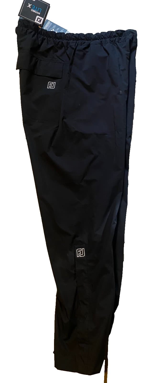 NEW!! Footjoy Hydrolite X Mens Golf Rain Pants, Black , Large 3