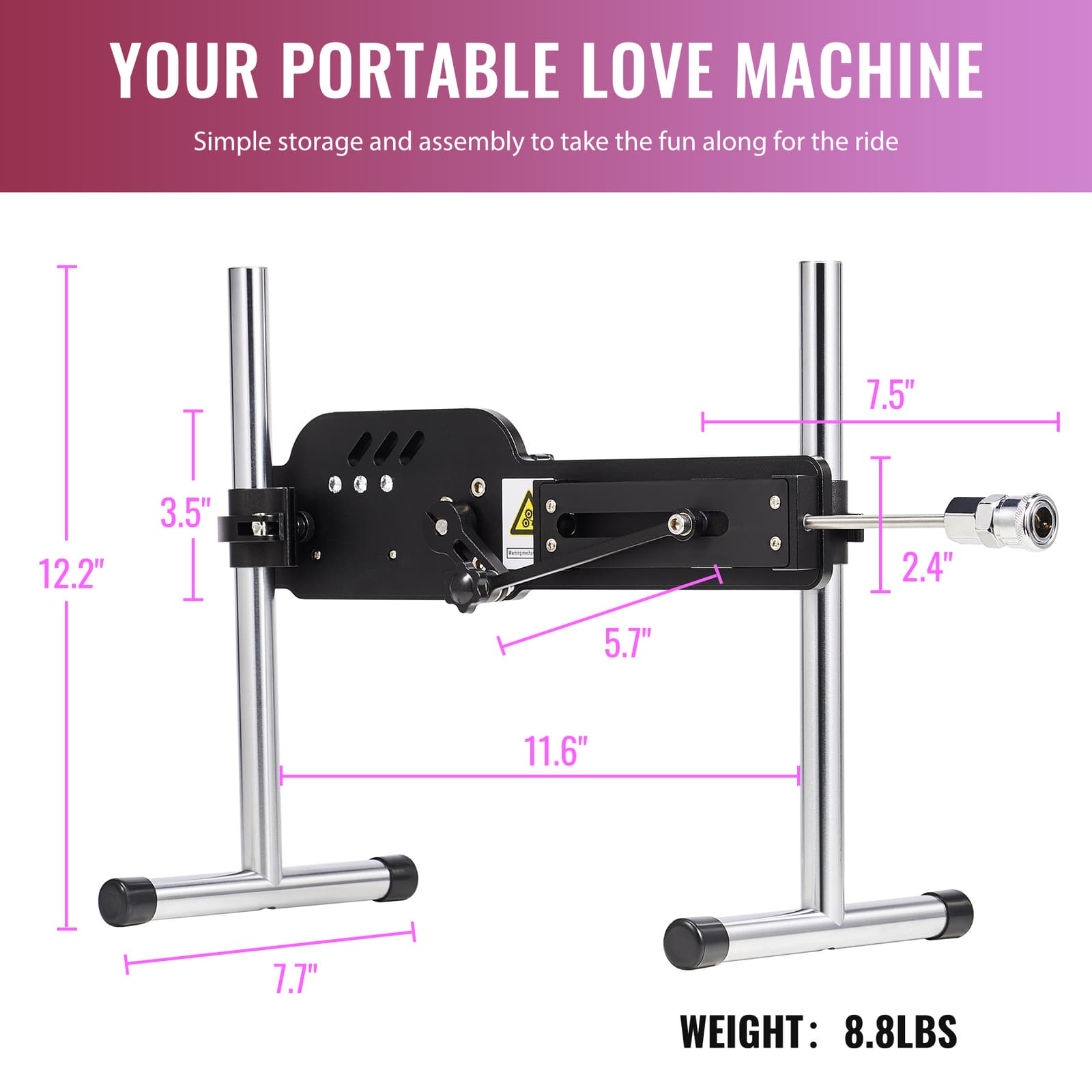 SENSUA Automatic Sex Machine Portable Sex Toy Men Women Masturbator Stimulate 5