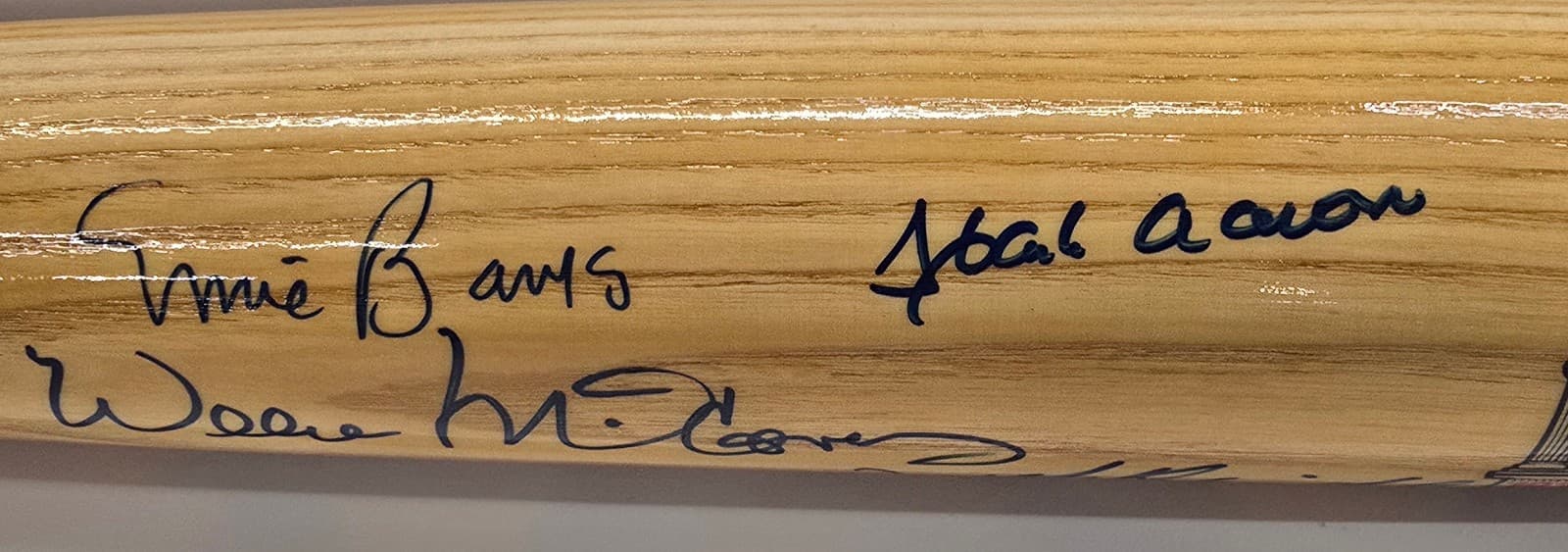 500 HR Home Run Club Autograph Hall of Fame Bat 9 Signatures PSA DNA Aaron Mays 2