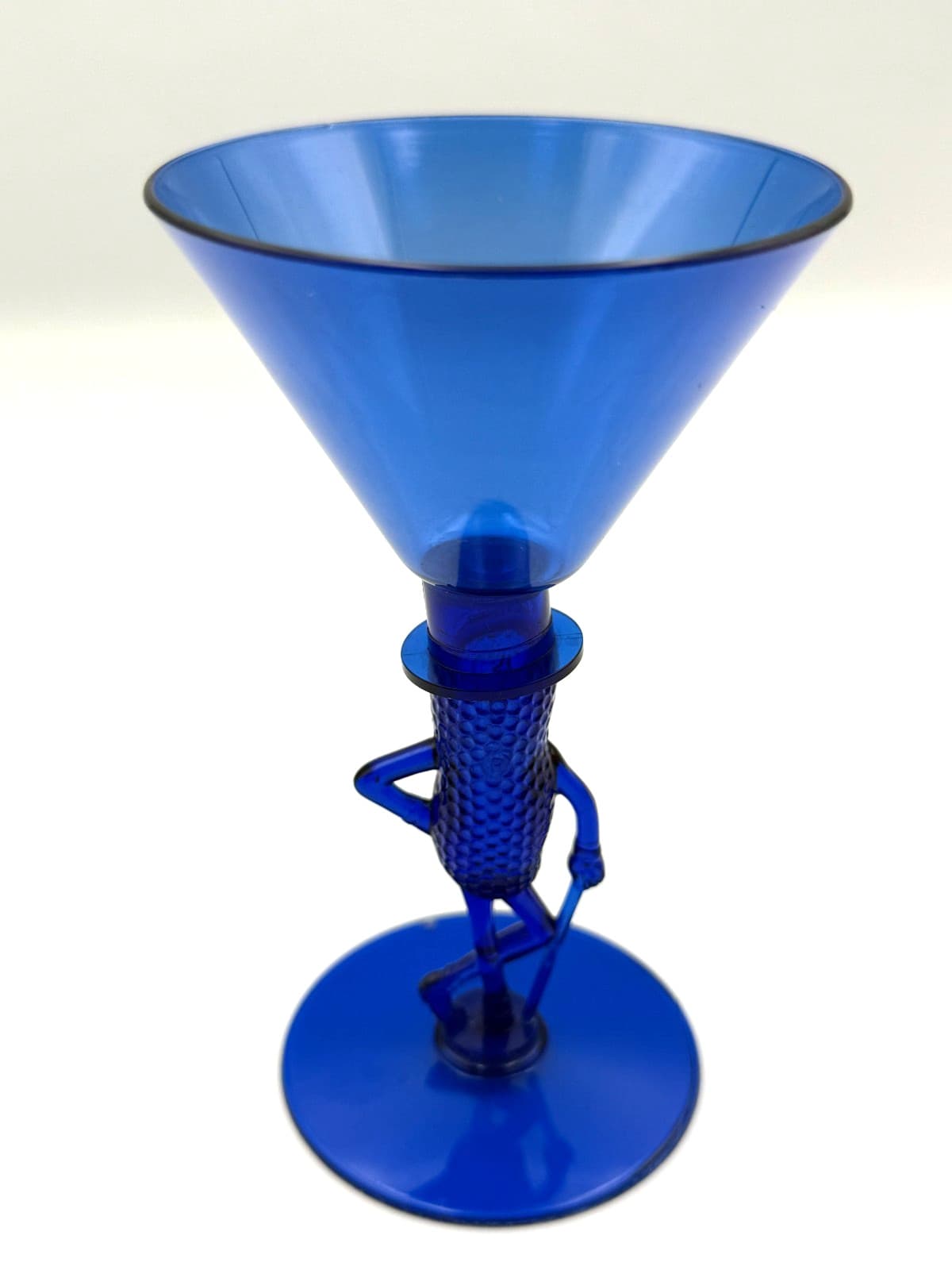 Planter's Mr. Peanut Hard Plastic Figural Cocktail Glasses-5 Colors 3