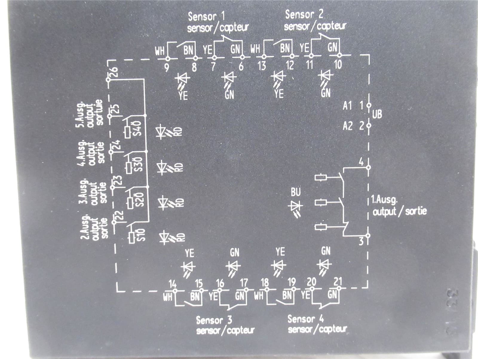240017 New-No Box; Vemag 462121H5U5 Safety Relay Sensor; 250VAC Switching; 3A 3