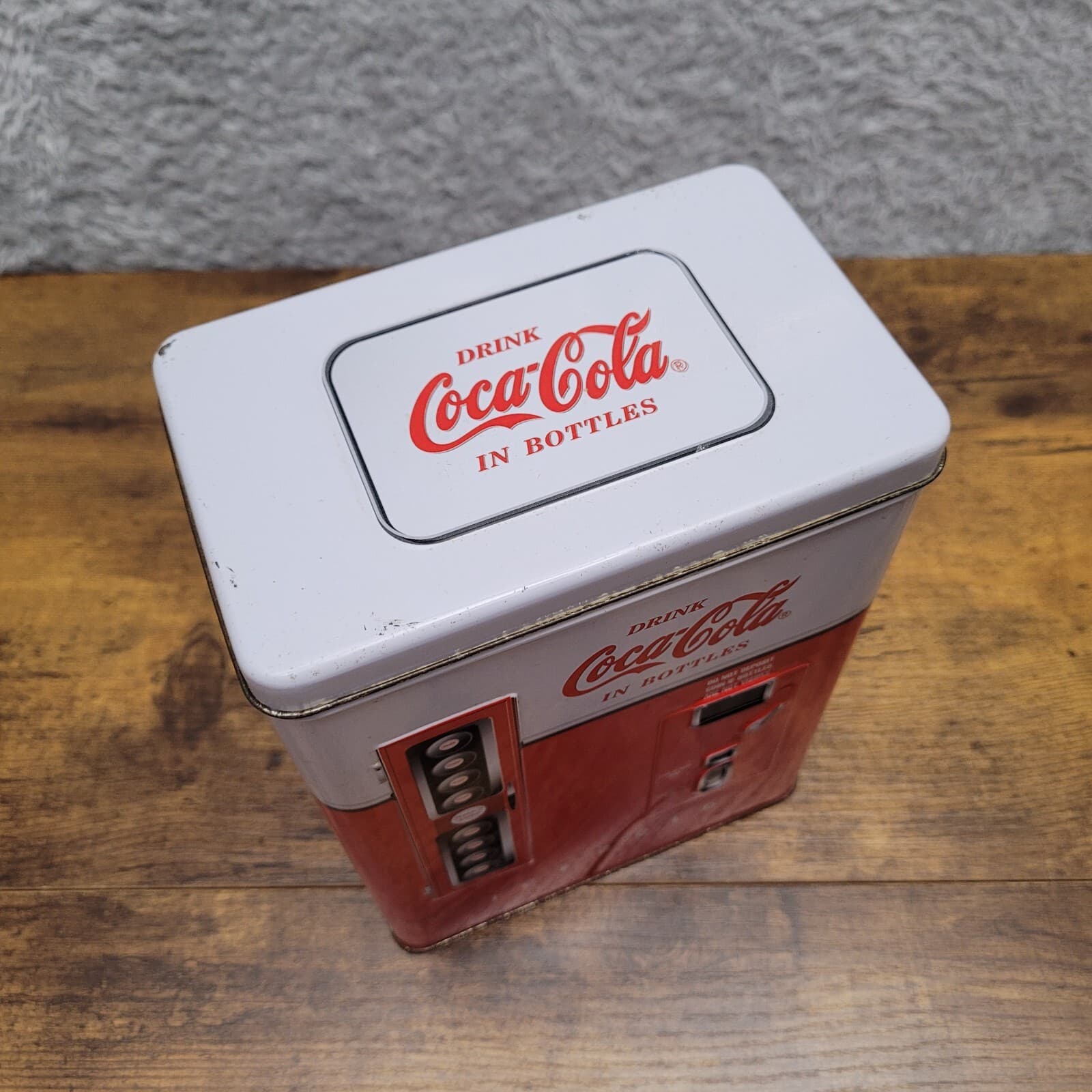 COCA-COLA Beverage Coke Bottle Vending Machine Vintage 1997 Collectible Tin Box 6