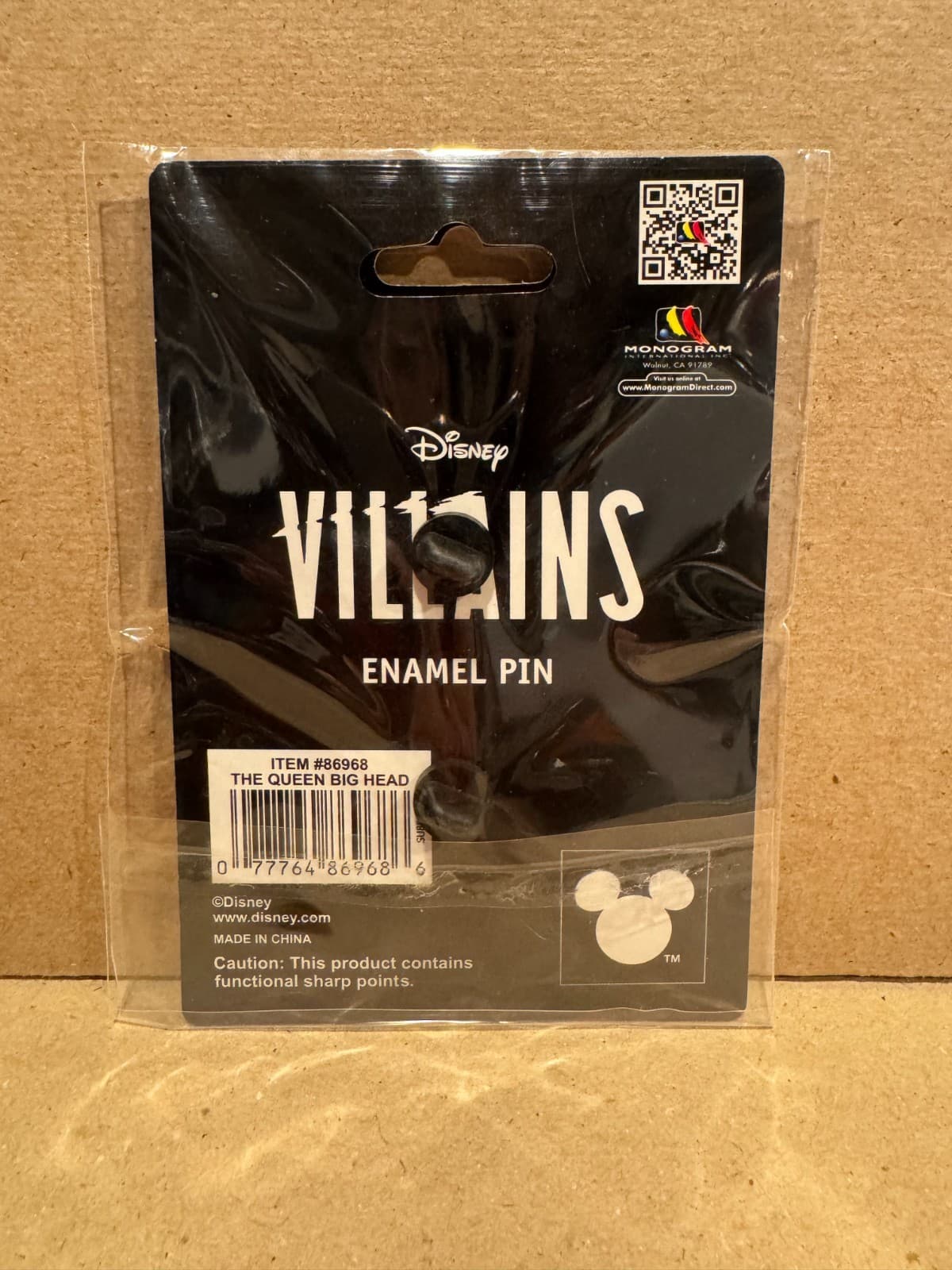 LE300 Evil Queen Portrait Disney Pin Pink a la Mode Snow White PALM NEW 3" 2