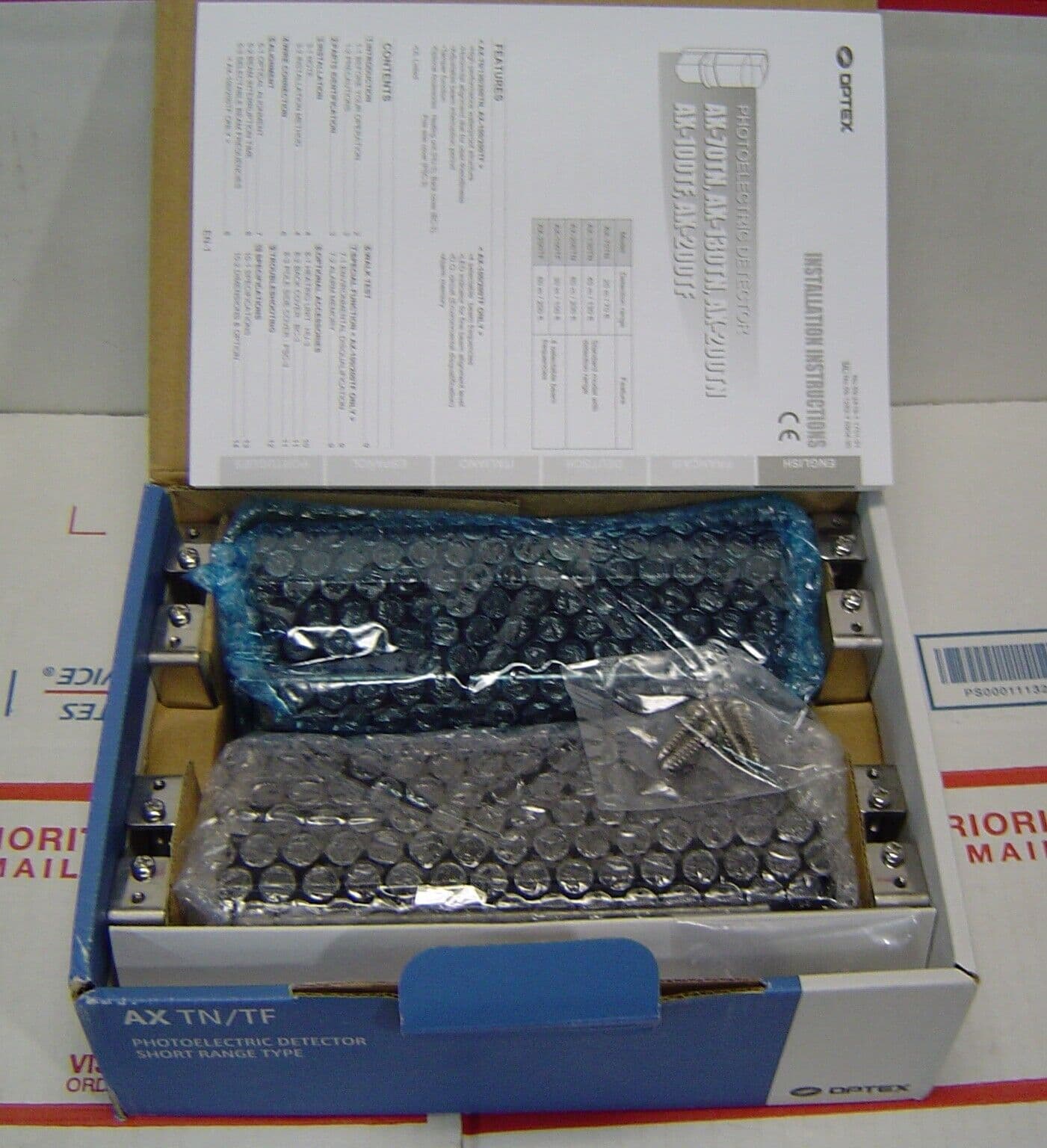 Optex Dual Beam Photoelectric Motion Detector Model AX-200TN(C)