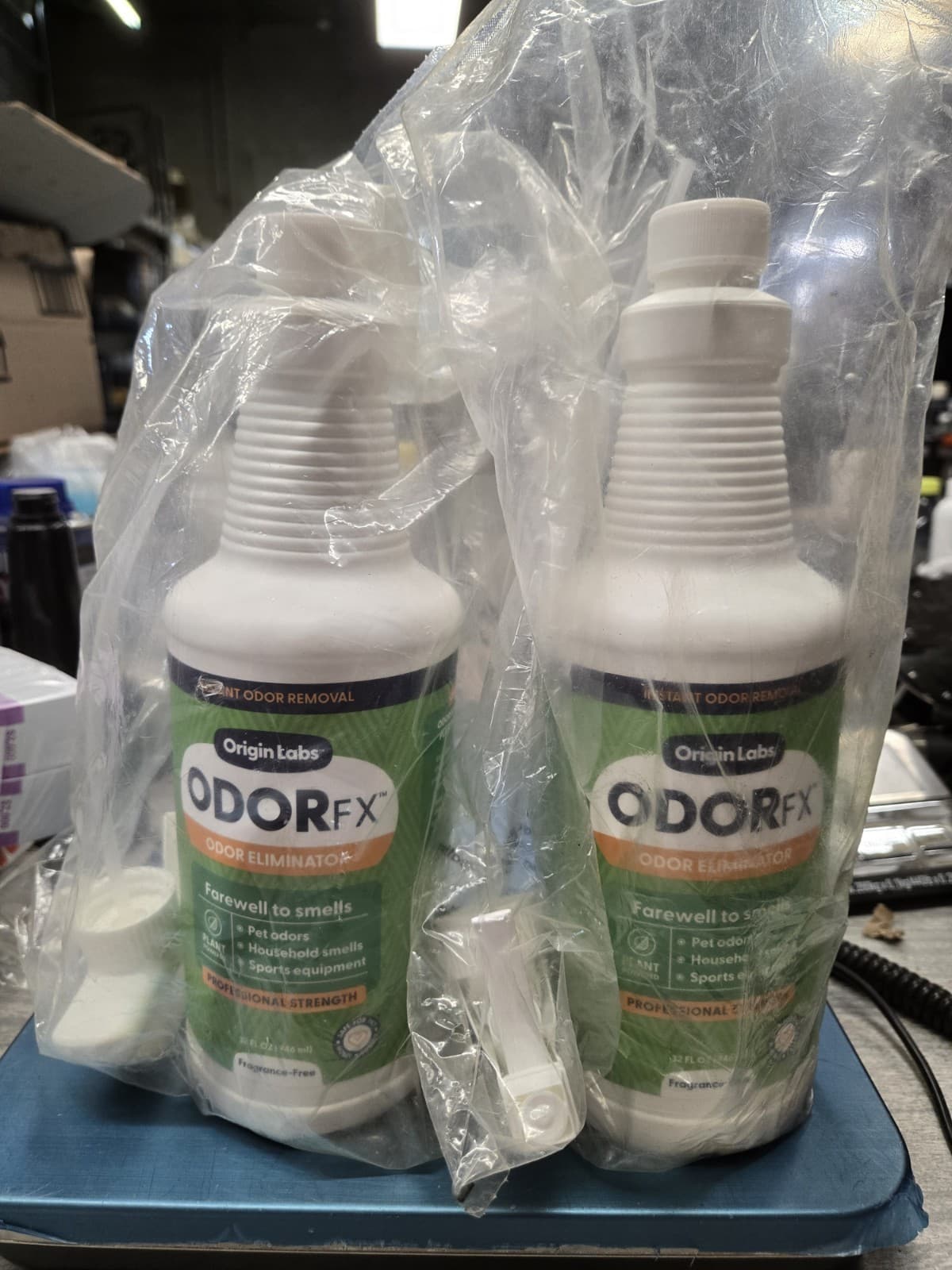 Origin Labs OdorFX Odor Eliminator- 32 Fl Oz Bottles With Sprayers- LOT OF 2