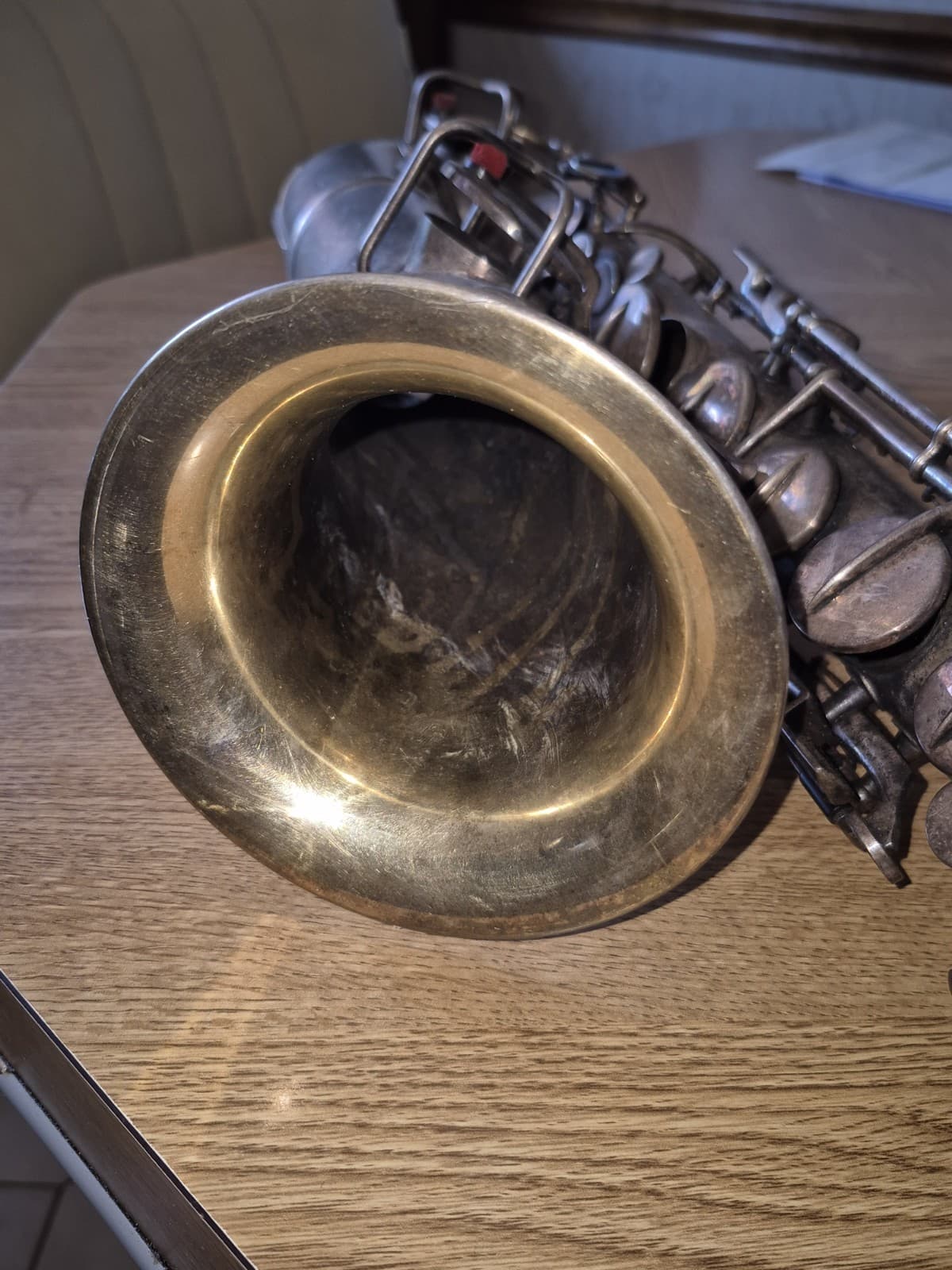 antique c melody saxophone Bruno NY Perfection  Conn  Stencile Body Only Parts  6