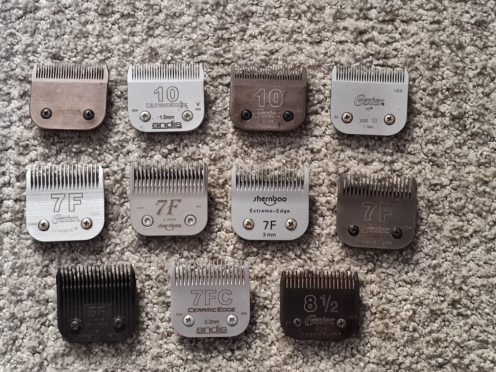 Dog Grooming Clipper Blades 2