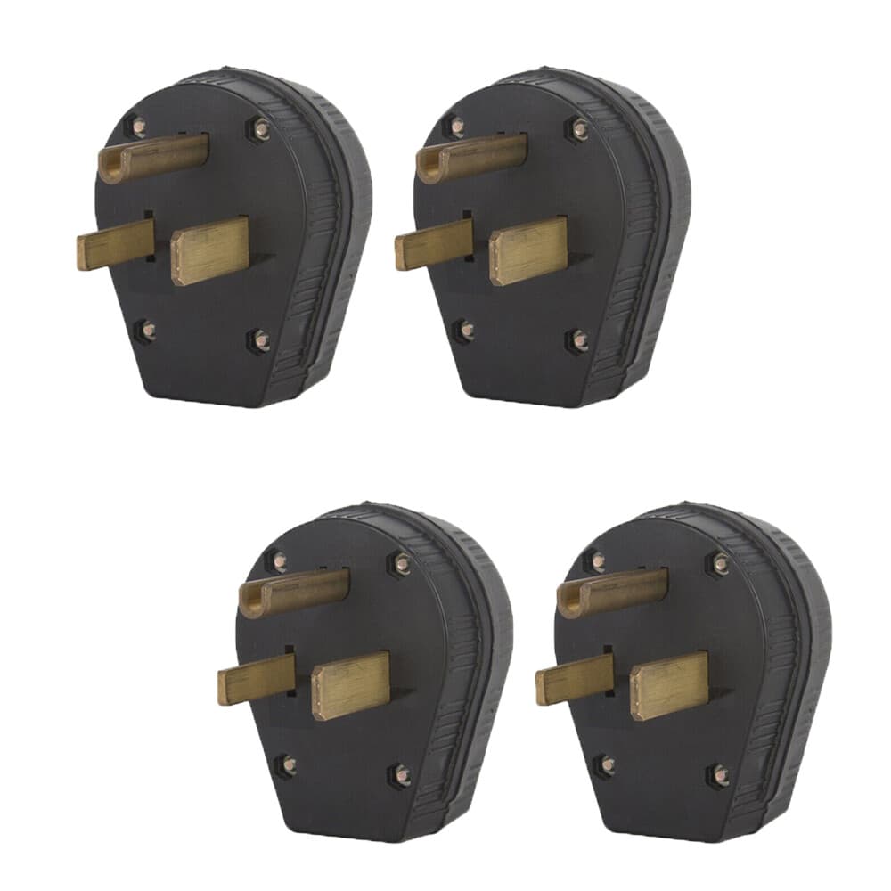 4X 220V Welder Dryer Power Plug 50 Amp 208 220 250 Volt Male Welding 6-50P Plug 5