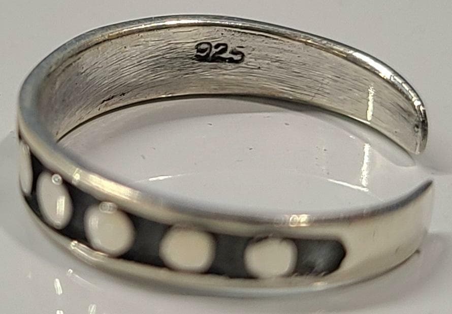 Bali Toe Ring Adjustable 925 Sterling Silver # 2 3