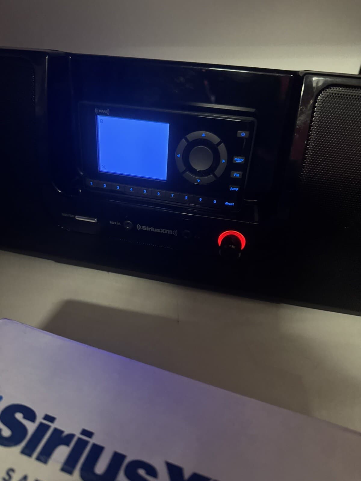 Sirius XM SXSD2 Dock and Play Satellite Radio Boombox with Onyx EZ & Extra Cords 6