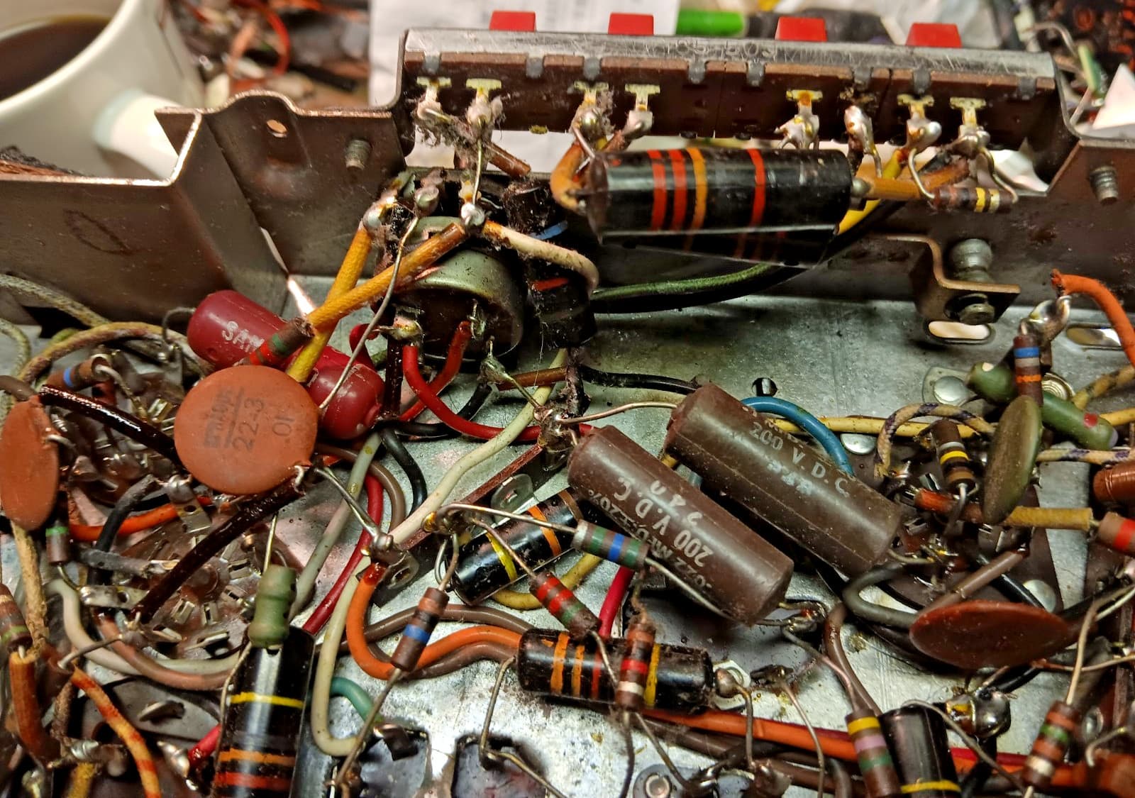 Zenith Transoceanic Electrolytic Capacitor Replacement Module 3