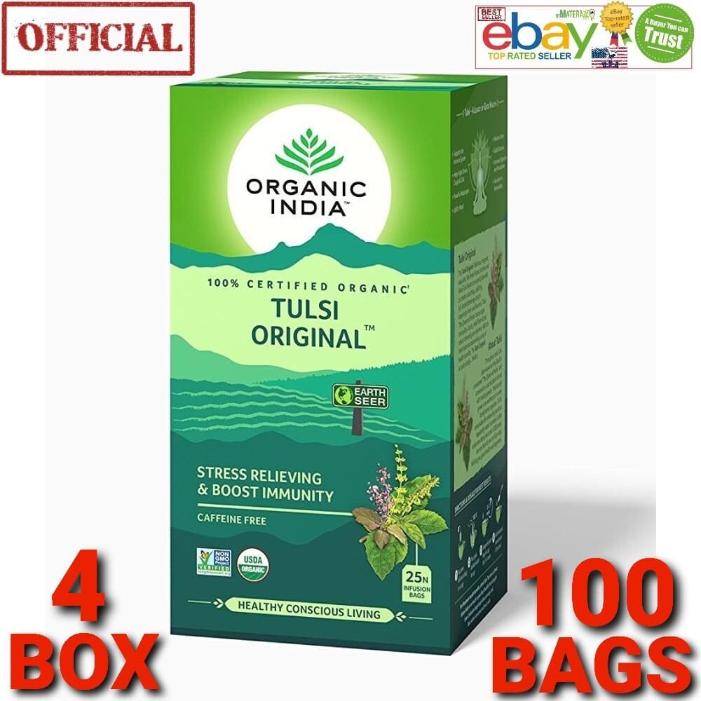 Tulsi Original OFFICIAL USA Tea USDA Organic India USA OFFICIAL