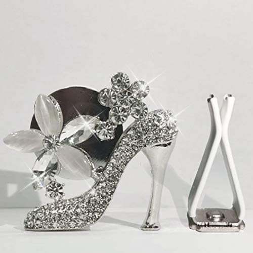 LHEVEN Crystal High Heel Shoe & Magic Bag Car Air Vent Clip 2 Count (Pack of 1) 6