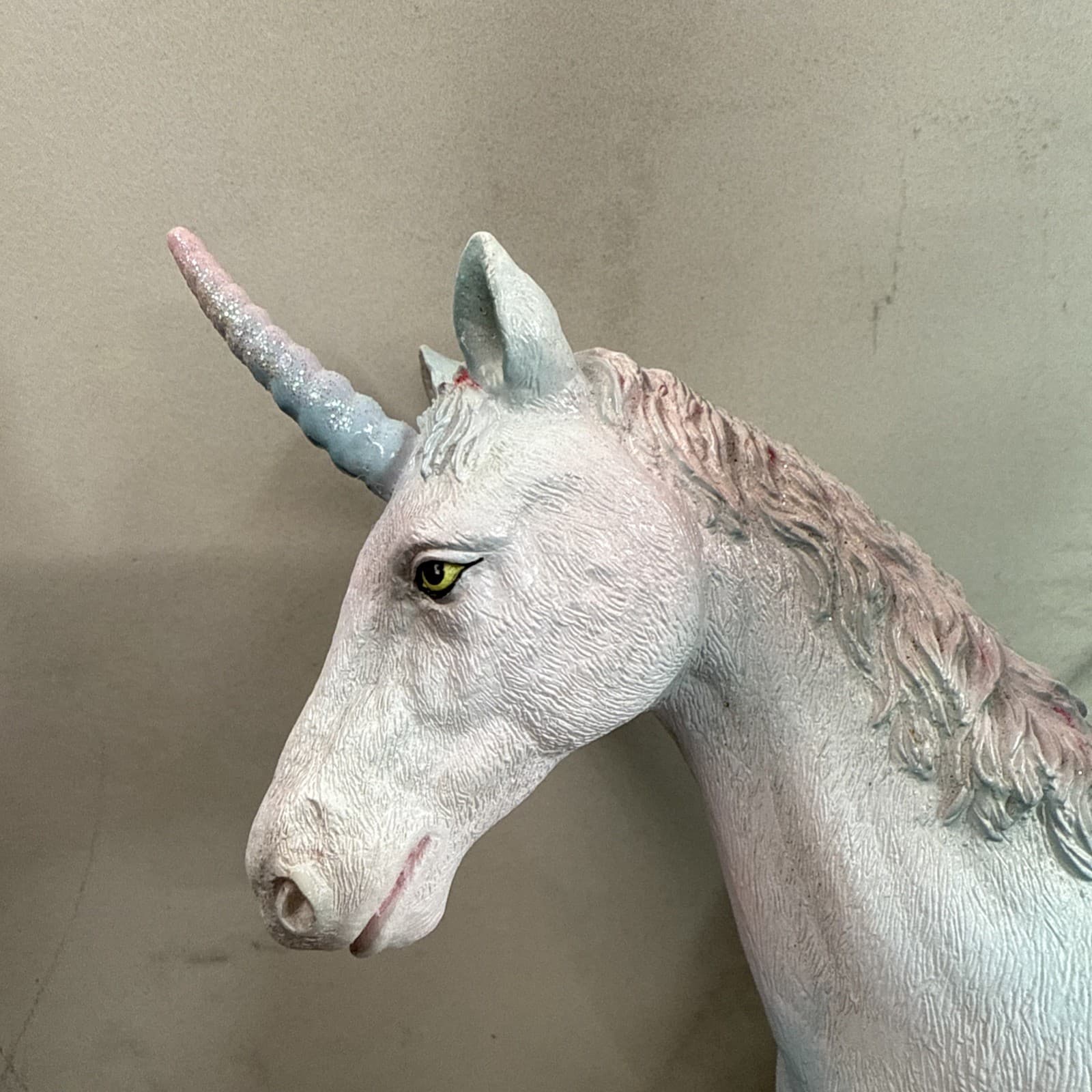 Beautiful Highly Detailed 10" Rubber Winged Unicorn Pegasus White Fantasy Horse 5