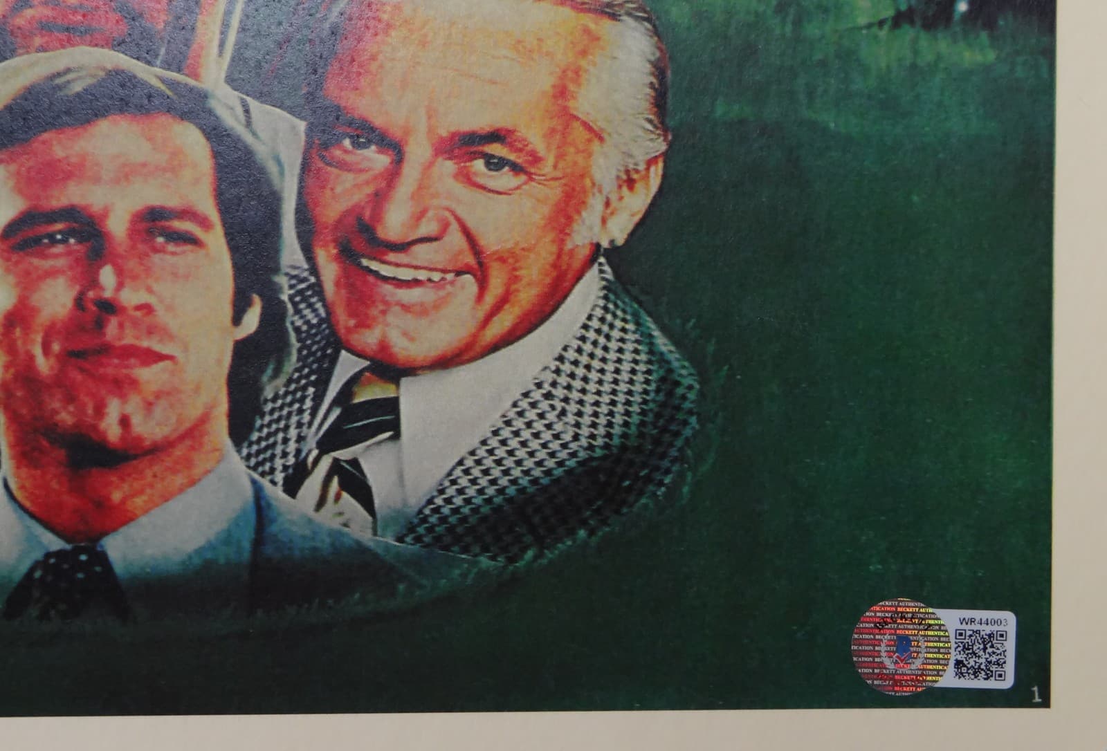 Chevy Chase Autographed 11x17 Caddyshack Movie Poster - Beckett Holo 3