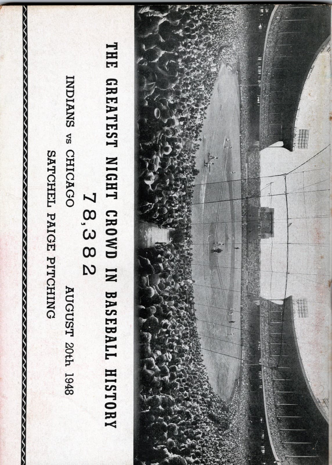 Satchel Paige  "Pitchin'  Man"    Soft Bound  Booklet   Hall of Fame    1948 2